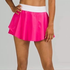 Lululemon sonic pink court revival skirt